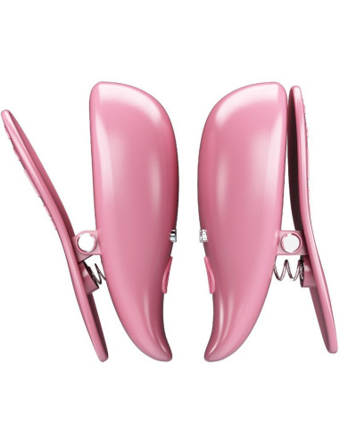 PRETTY LOVE - CAILEY NIPPLE CLAMPS 10 VIBRATIONS REMOTE CONTROL PINK