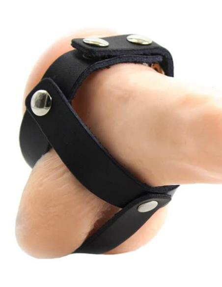 OHMAMA FETISH LEATHER BALL CAGE