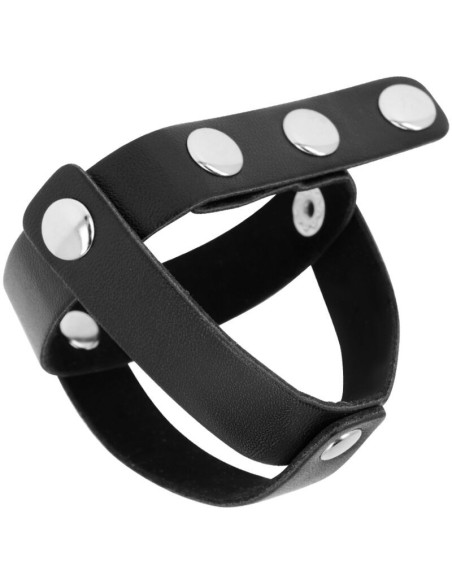 OHMAMA FETISH LEATHER BALL CAGE