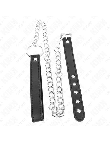 KINK - ODINIS PENIO ŽIEDAS 21,5 X 2 CM SU 60 CM METALINE GRANDINE IR ODINIU DIRŽELIU