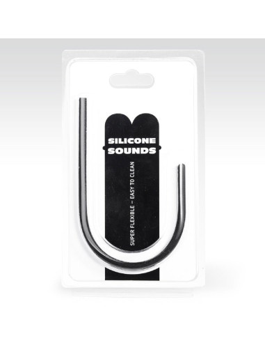 ALL BLACK - 10 MM SILICONE URETHRAL PROBE