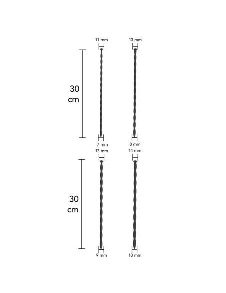 HIDDEN DESIRE - EXTREME ADVANCED URETHAL SOUND SET 4 UNITS