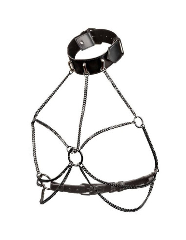 CALEXOTICS - EUPHORIA PLUS SIZE MULTI CHAIN COLLAR HARNESS