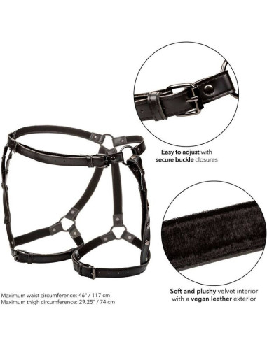 CALEXOTICS - EUPHORIA PLUS SIZE RIDING THIGH HARNESS