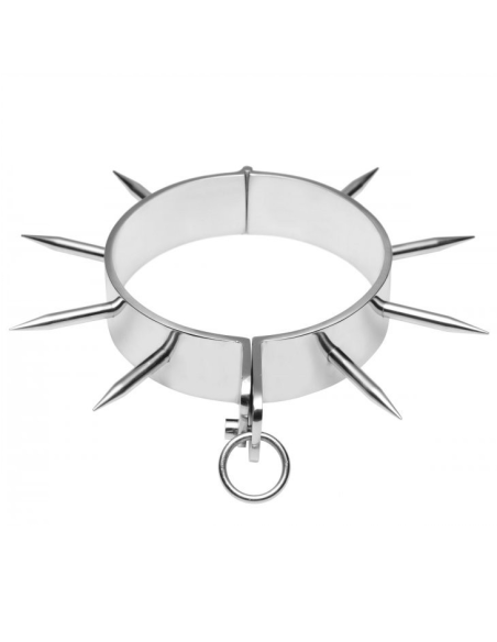 METAL HARD - BDSM SLAVE COLLAR WITH POINTS
