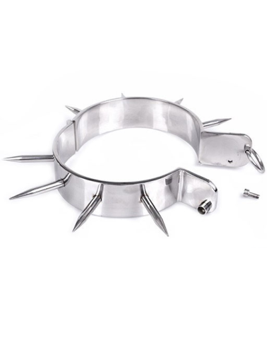 METAL HARD - BDSM SLAVE COLLAR WITH POINTS
