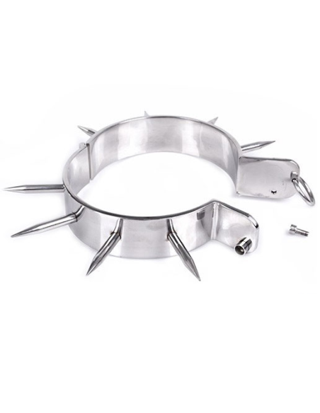 METAL HARD - BDSM SLAVE COLLAR WITH POINTS