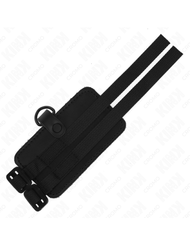 KINK - LEATHER PENIS RING WITH ADJUSTABLE STRAPS