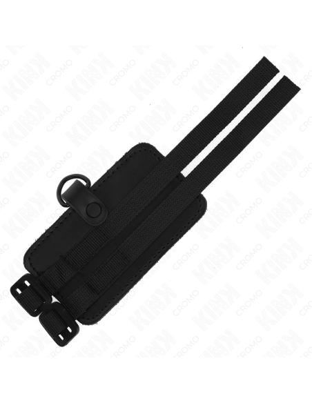 KINK - LEATHER PENIS RING WITH ADJUSTABLE STRAPS