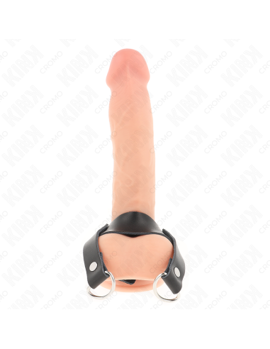 KINK - PENIS RING WITH D SHAPE RINGS 18.5 X 3.3 CM