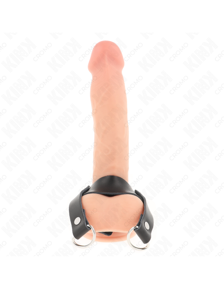 KINK - PENIS RING WITH D SHAPE RINGS 18.5 X 3.3 CM
