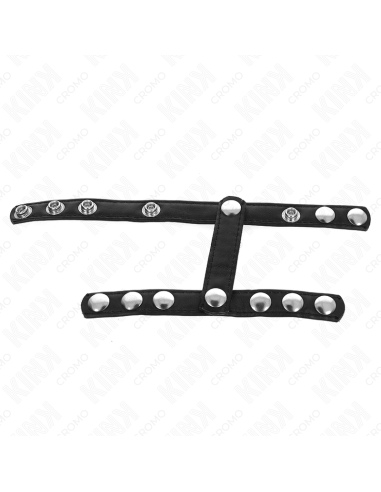 KINK - PENIS RING WITH 3 ADJUSTABLE BALL SPLITTER STRAPS