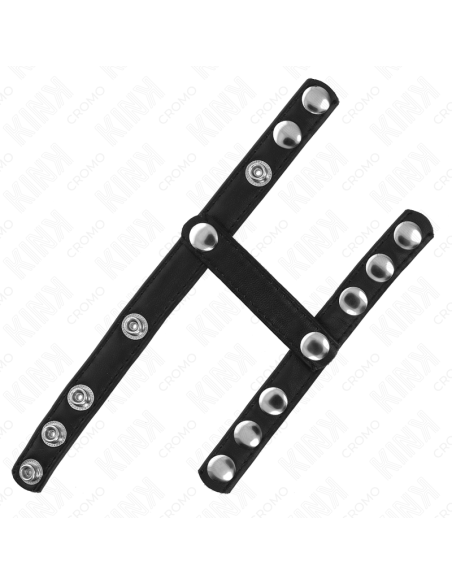 KINK - PENIS RING WITH 3 ADJUSTABLE BALL SPLITTER STRAPS