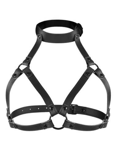 FETISH SUBMISSIVE BONDAGE - ADJUSTABLE CHEST HARNESS