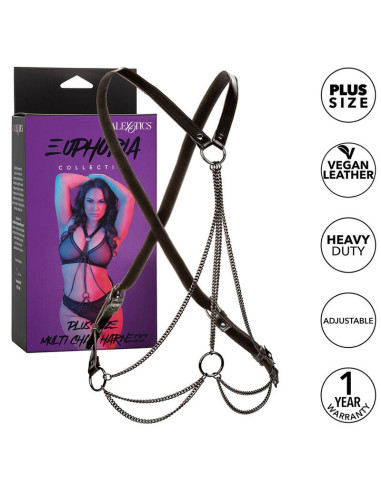 CALEXOTICS - EUPHORIA MULTICHAIN HARNESS PREMIUM PLUS SIZE
