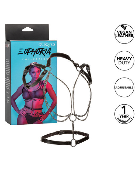 CALEXOTICS - EUPHORIA MULTICHAIN HALTER HARNESS PREMIUM