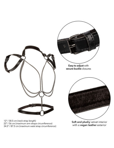 CALEXOTICS - EUPHORIA MULTICHAIN HALTER HARNESS PREMIUM