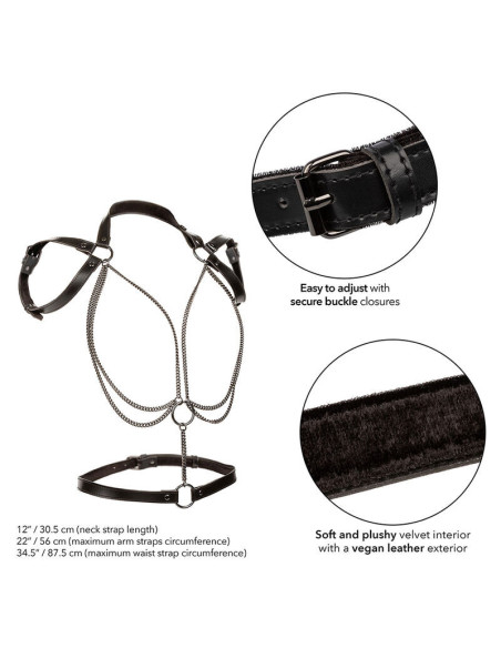 CALEXOTICS - EUPHORIA MULTICHAIN HALTER HARNESS PREMIUM