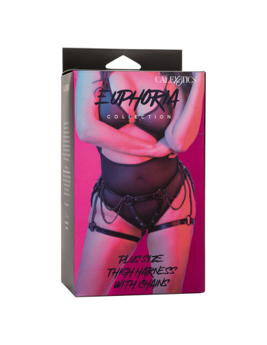 CALEXOTICS - EUPHORIA MULTICHAIN THIGH HARNESS PREMIUM PLUS SIZE