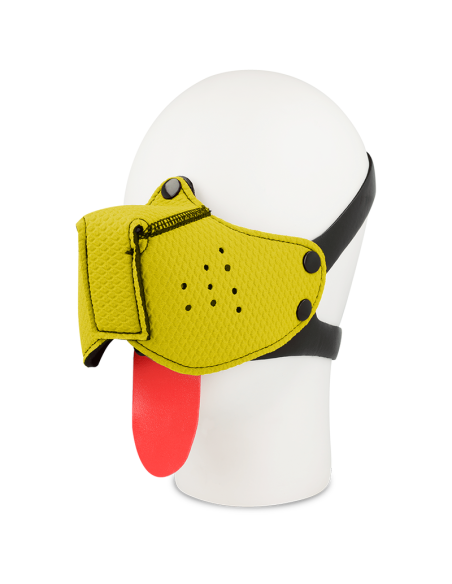 OHMAMA FETISH DOG MUZZLE - YELLOW