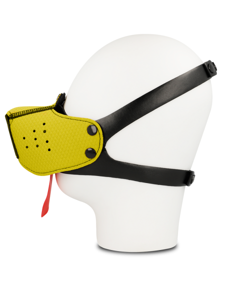 OHMAMA FETISH DOG MUZZLE - YELLOW