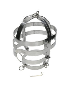 METAL HARD - MASK WITH STEEL NECKLACE 2