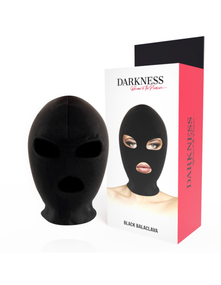 DARKNESS - BDSM SUBMISSION MASK MOUTH AND EYES BLACK