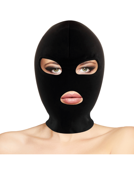 DARKNESS - BDSM SUBMISSION MASK MOUTH AND EYES BLACK