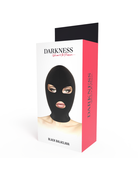 DARKNESS - BDSM SUBMISSION MASK MOUTH AND EYES BLACK