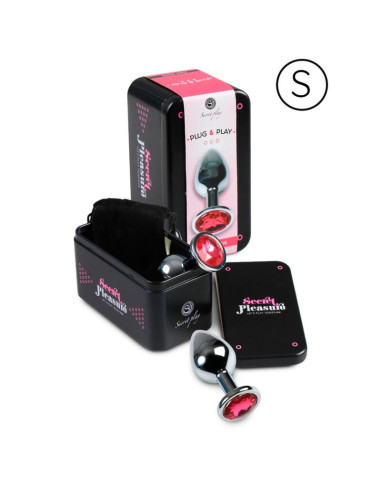 SECRETPLAY - PLUG ANAL ALUMINUM FUCHSIA 7 CM