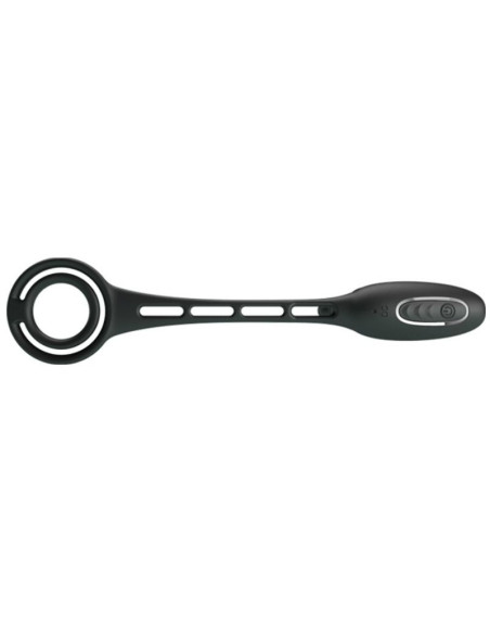 PRETTY LOVE - PENIS RINGS WITH VIBRATOR PLUG