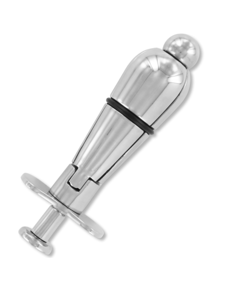 METAL HARD - METAL ANAL PLUG WITH LOCK