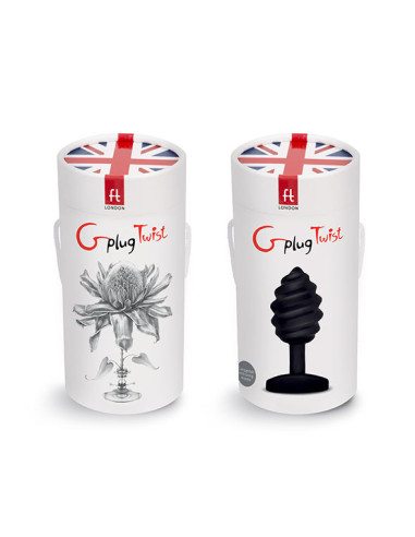 G-VIBE - GPLUG TWIST WITH VIBRATION BLACK