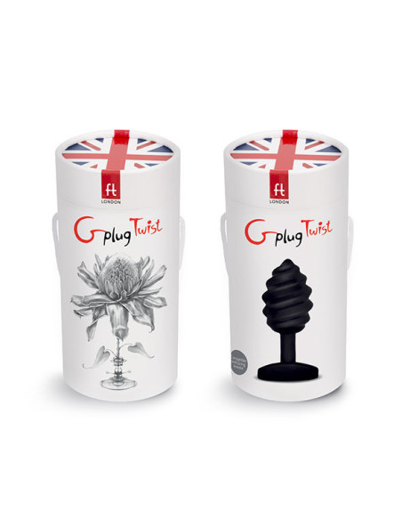 G-VIBE - GPLUG TWIST SU VIBRAVIMU, JUODA