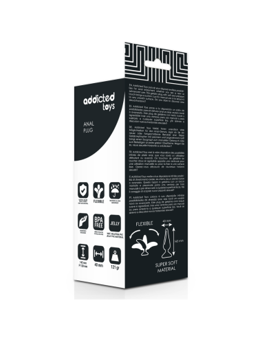 ADDICTED TOYS - ANALINIS KAIŠTIS 14,5 CM JUODAS