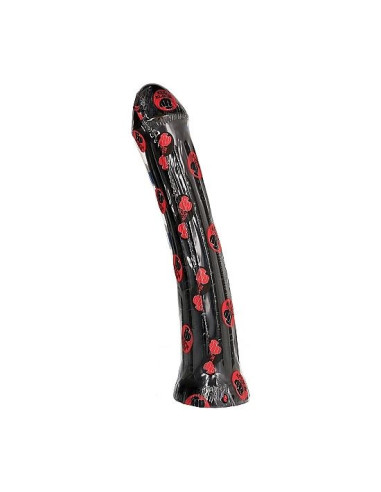 ALL BLACK - PLUG DILDO 31 CM