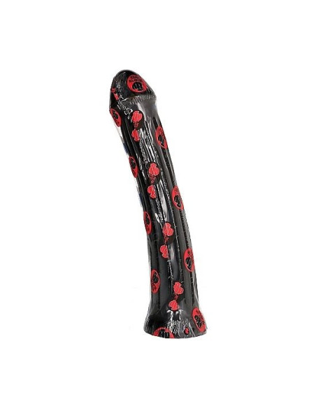 ALL BLACK - PLUG DILDO 31 CM