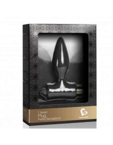 ROCKS-OFF - PETITE SENSATIONS ANAL PLUG FOR BEGINNERS - BLACK