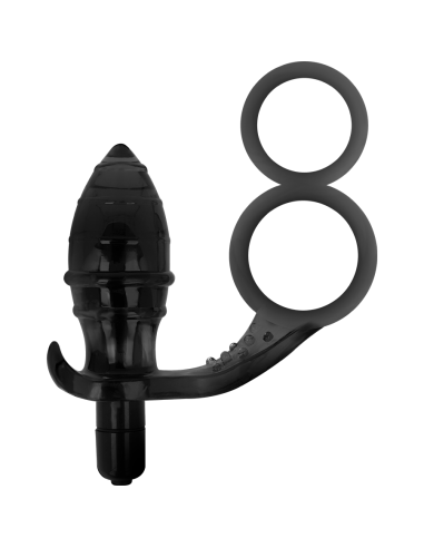 ADDICTED TOYS - ANAL PLUG WITH DOUBLE BLACK RING