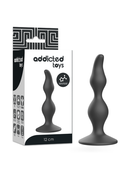 ADDICTED TOYS - ANALINIS SEKSUALINIS KAIŠTIS 12 CM JUODAS