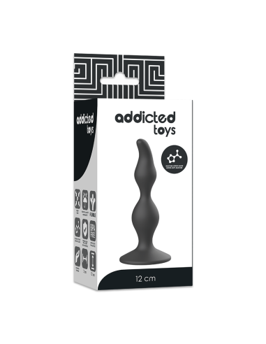 ADDICTED TOYS - ANAL SEXUAL PLUG 12 CM BLACK