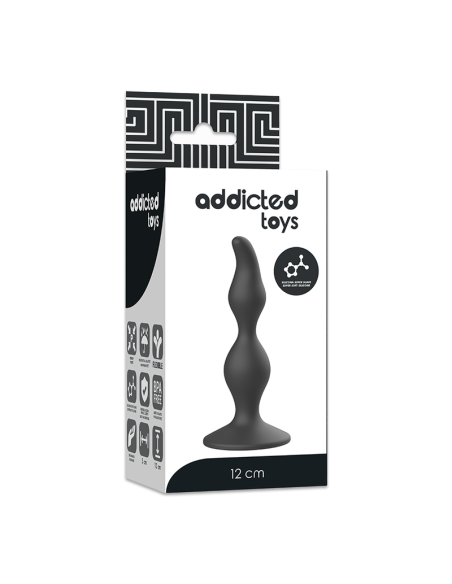 ADDICTED TOYS - ANALINIS SEKSUALINIS KAIŠTIS 12 CM JUODAS