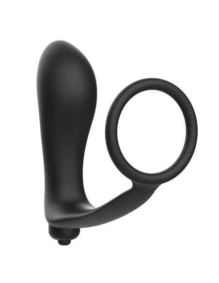 ADDICTED TOYS - VIBRATORY ANAL PLUG WITH PENIS RING