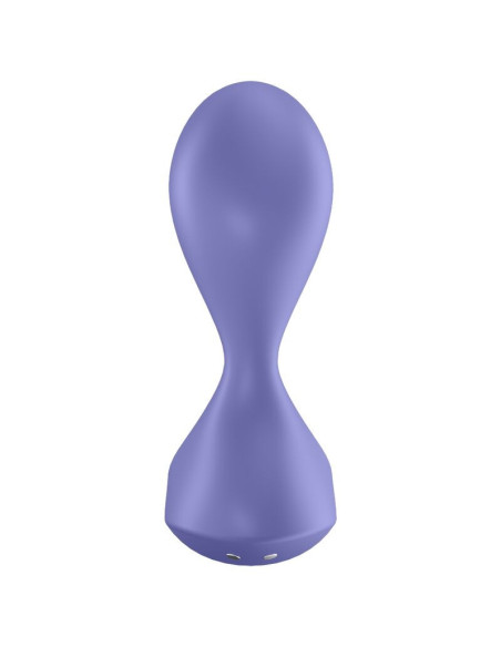 SATISFYER - SWEET SEAL VIBRATING PLUG APP VIOLET