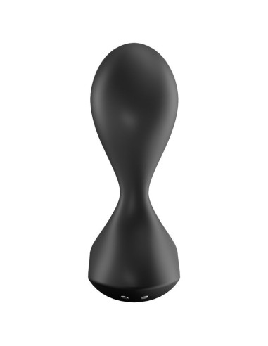 SATISFYER - SWEET SEAL VIBRATING PLUG APP BLACK