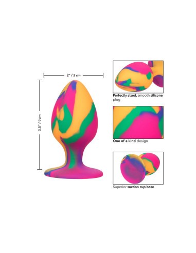 CALEXOTICS - CHEEKY LARGE TIE-DYE PLUG ANAL