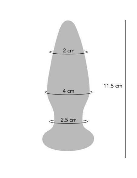 TOYJOY - THE SHINING VIBRATING GLAS BUTTPLUG