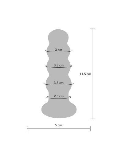 TOYJOY - BUTTOCKS THE RADIANT GLASS BUTTPLUG