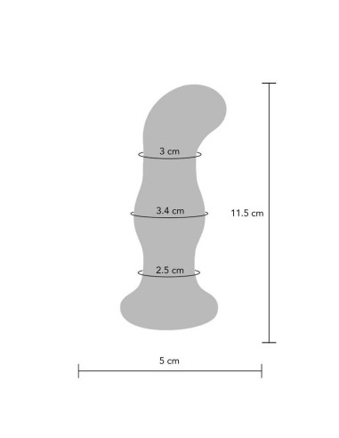 TOYJOY - THE GLEAMING VIBRATING GLAS BUTTPLUG