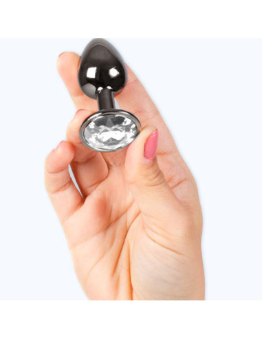 SECRETPLAY - GUNMETAL BUTT PLUG SMALL SIZE 7 CM